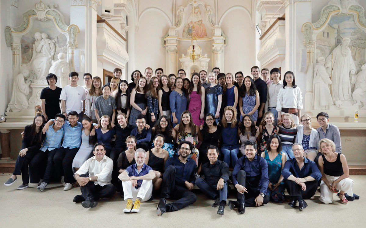 Faculty and class, Borromeo Music Festival 2018 Faculty and class, Borromeo Music Festival 2018