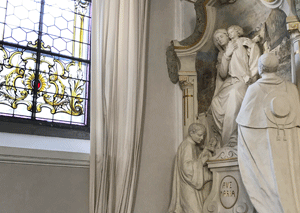 altdorf switzerland borromeo music school statue concert hall